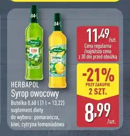 ALDI Syrop owocowy Herbapol kiwi oferta