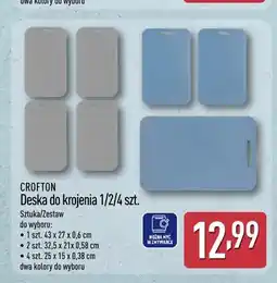 ALDI Deska do krojenia CROFTON 43x27x0,6cm oferta