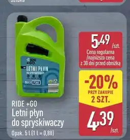 ALDI Letni płyn do spryskiwaczy RIDE +GO oferta