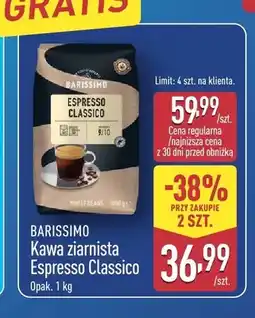 ALDI Kawa ziarnista Espresso Classico Barissimo oferta