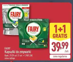 ALDI Kapsułki do zmywarki FAIRY Platinum oferta