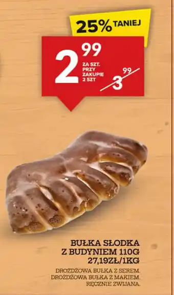Spiżarnia Smakosza Bułka słodka z budyniem oferta
