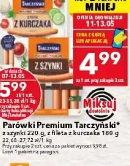 Lewiatan Parówki Premium Tarczyński oferta