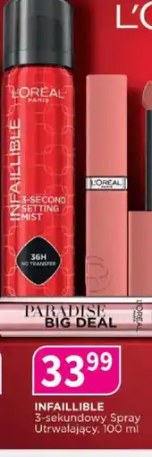 Drogerie Polskie Infaillible 3-sekundowy Spray Utrwalający oferta