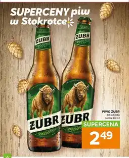 Stokrotka Piwo Żubr butelka zwrotna oferta