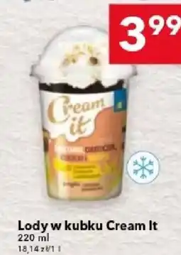 Lewiatan Lody w kubku Cream It oferta