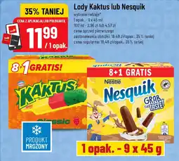 Polomarket Lody Kaktus lub Nesquik oferta