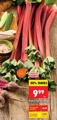 Biedronka Rabarbar na wagę polski oferta