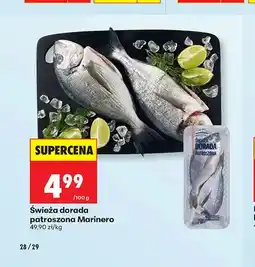 Biedronka Świeża dorada patroszona Marinero oferta
