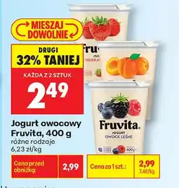 Biedronka Jogurt owocowy Fruvita truskawka oferta