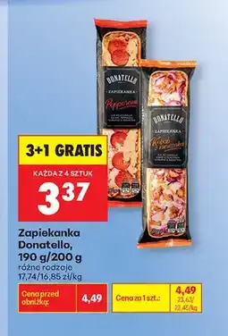 Biedronka Zapiekanka Donatello Pepperoni oferta