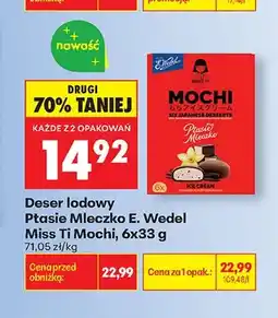 Biedronka Deser lodowy Ptasie Mleczko E. Wedel Miss Ti Mochi 6-pak oferta