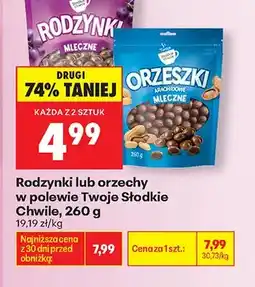 Biedronka Rodzynki w polewie Twoje Słodkie Chwile oferta