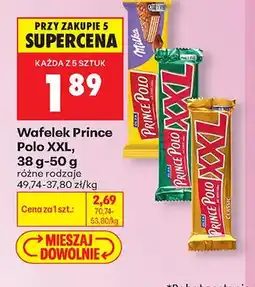 Biedronka Wafelek Prince Polo XXL oferta