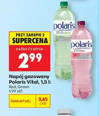 Biedronka Napój gazowany Polaris Vital Red oferta