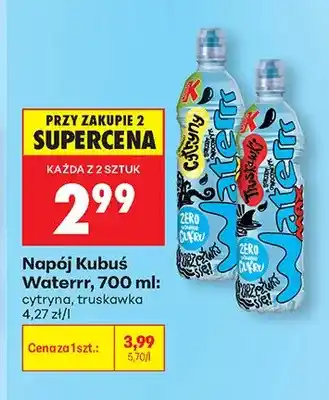 Biedronka Napój Kubuś Waterrr cytryna oferta
