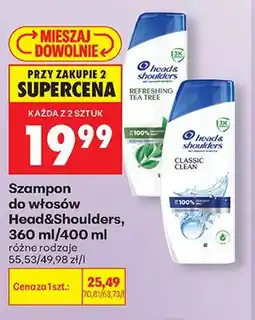 Biedronka Szampon do włosów Head&Shoulders oferta