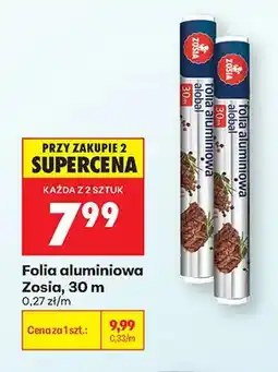 Biedronka Folia aluminiowa Zosia 30m oferta