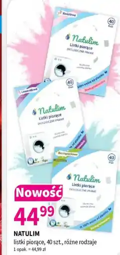 Drogerie Polskie Natulim listki piorące oferta