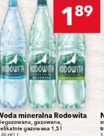 Lewiatan Woda mineralna Rodowita oferta