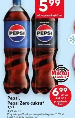 Lewiatan Pepsi, Pepsi Zero cukru oferta