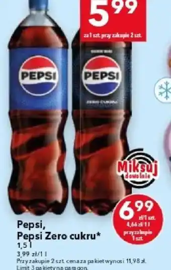 Lewiatan Pepsi, Pepsi Zero cukru oferta