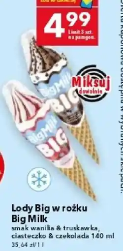Lewiatan Lody Big w rożku Big Milk oferta