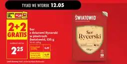 Biedronka Ser z dziurami Rycerski w plastrach Światowid oferta