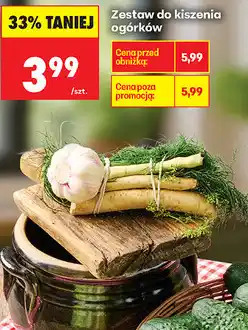 Biedronka Zestaw do kiszenia ogórków oferta