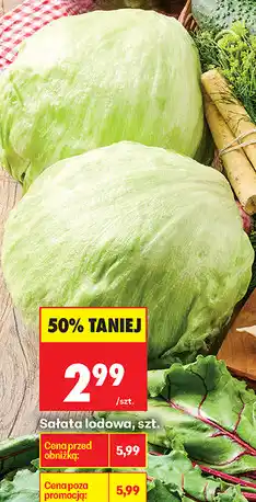 Biedronka Sałata lodowa, szt oferta