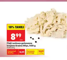 Biedronka Flaki wołowe gotowane krojone Kraina Mięs oferta