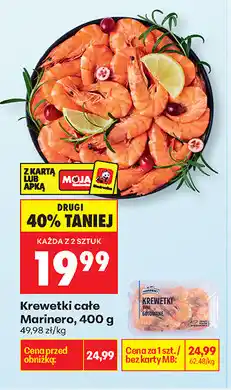 Biedronka Krewetki całe Marinero oferta