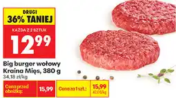 Biedronka Big burger wołowy Kraina Mięs oferta
