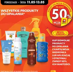 Biedronka Wszystkie Produkty do Opalania oferta