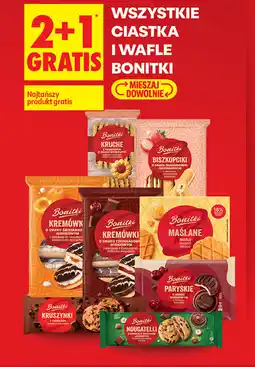 Biedronka WSZYSTKIE CIASTKA I WAFLE BONITKI oferta