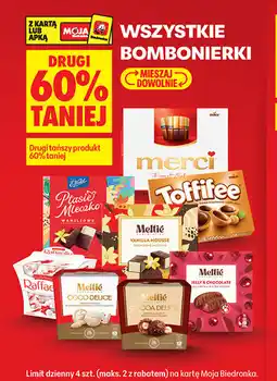 Biedronka WSZYSTKIE BOMBONIERKI oferta