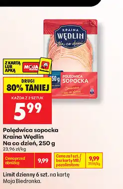 Biedronka Polędwica sopocka Kraina Wędlin Na co dzień oferta