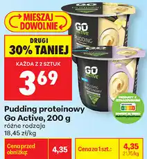 Biedronka Pudding proteinowy Go Active oferta