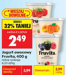 Biedronka Jogurt owocowy Fruvita oferta