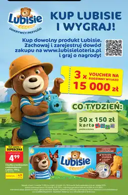 Biedronka Ciastka z nadzieniem czekoladowym Lubisie oferta