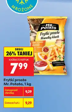 Biedronka Frytki proste Mr. Potato oferta