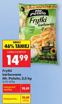 Biedronka Frytki karbowane Mr. Potato oferta