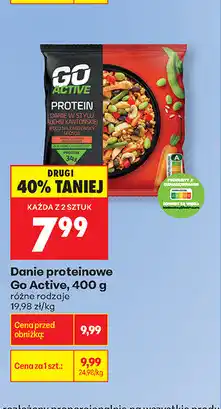 Biedronka Danie proteinowe Go Active oferta