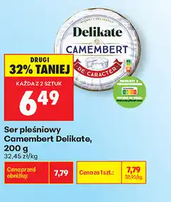 Biedronka Ser pleśniowy Camembert Delikate oferta