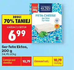 Biedronka Ser feta Ektos oferta