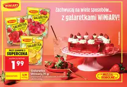 Biedronka Galaretka Winiary, 71 g: malinowa, truskawkowa, cytrynowa oferta