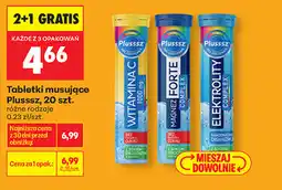 Biedronka Tabletki musujące Plusssz oferta