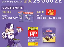 Biedronka Alpejskie Mleczko o smaku waniliowym Milka oferta