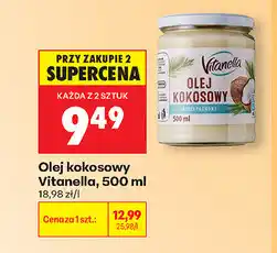 Biedronka Olej kokosowy Vitanella oferta