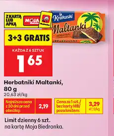 Biedronka Herbatniki Maltanki oferta
